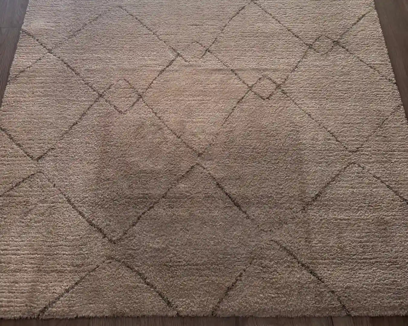 Antes de la limpieza de alfombras de Barcelona