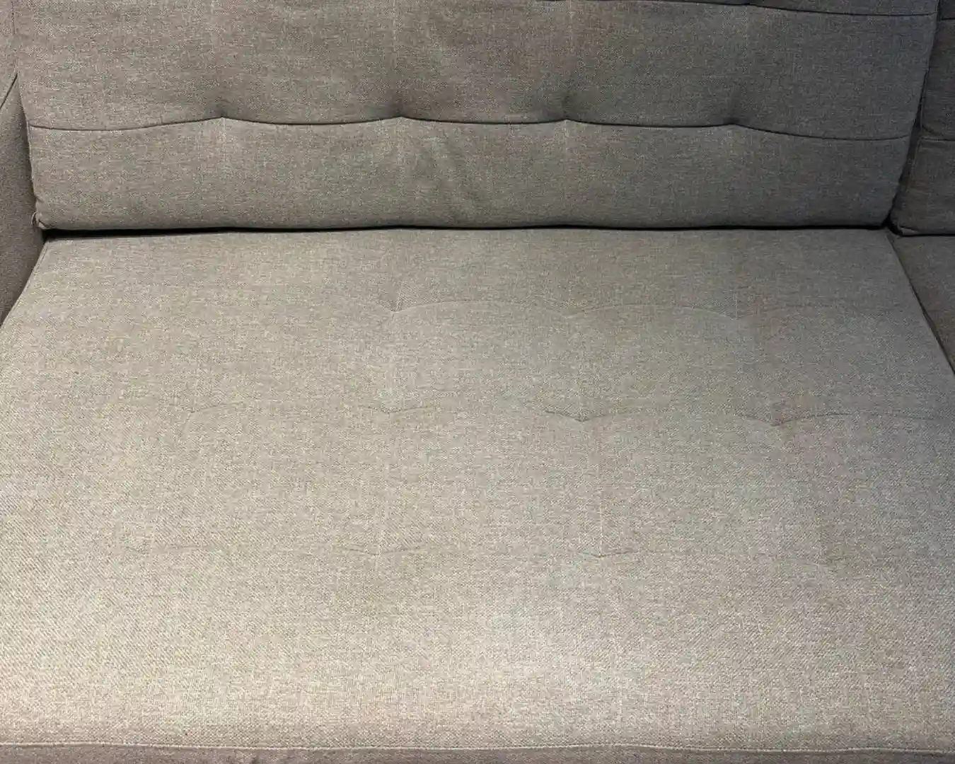 Después de la limpieza de sofá de Lleida